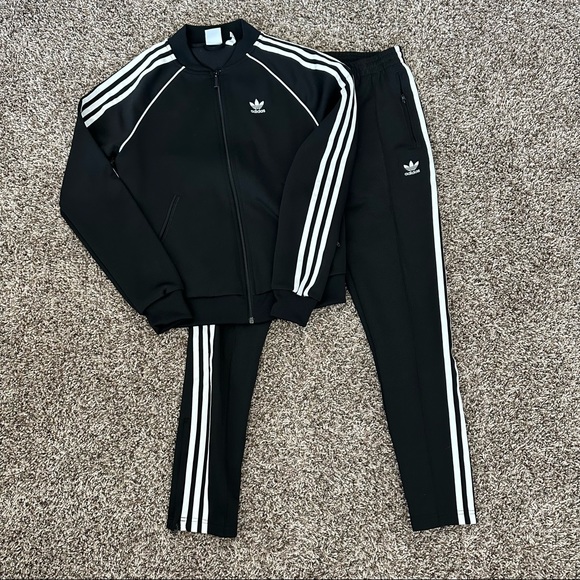 Adidas Tracksuit Jacket + Pants - Picture 1 of 6
